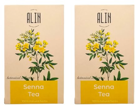 Senna-Tee, 2 x 20 Beutel, natürlicher Tee zur Darmreinigung - 20 Teebeutel