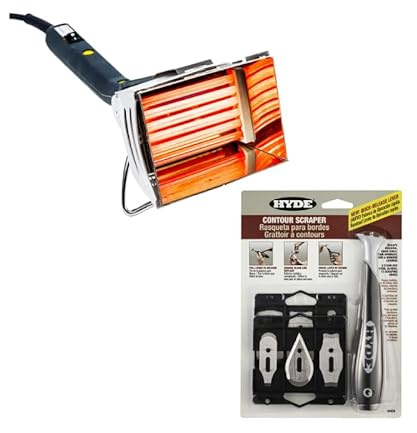 The Original Cobra Paint Stripper by Speedheater Systems - Safely and Easily Removes Acrylic, Oil, and Varnish Paints from Interior and Exterior Surfaces/Free Scraper