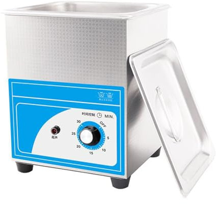 Limpiador ultrasónico 2L 60W máquina de acero inoxidable equipo de limpieza industrial para joyería latón Glasse