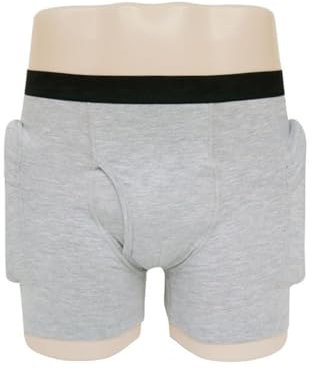 MhaRt Pantaloncini protettivi per l'anca per Anziani, Pantaloncini protettivi per frattura dell'anca, Pantaloni protettivi per fratture dell'anca per Uomo Anziani Morbidi e Traspiranti Protettori