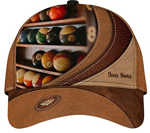 Baseball Kappe Personalisiertes Billard Golf Caps Sport Trucker Baseballcap Leichtgewicht Baseballmütze Für Golf, Reisen, Running