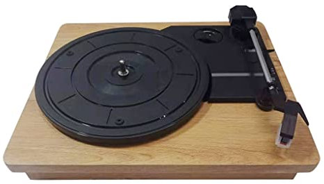 33/45/78 RPM Record Player Antique Gramophone Turntable Disc RCA Headphone Jack Portable phonograph Speaker