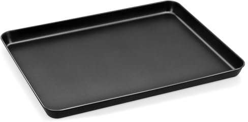 Onader Non-Stick Baking Tray, Large Carbon Steel Baking Sheet Pan, 40.5x30.6x2.5cm, Rectangle Traybake Tin for Cookies, Focaccia, Roasting and Cooking, Healthy & Heavy Duty, Easy Clean