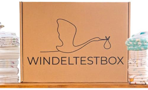 Windeltestbox Windelgeschenk Windeltorte Windelbox Windelpaket Newborn Windelgröße 1