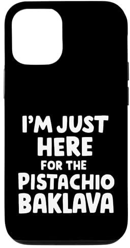 Carcasa para iPhone 13 Estoy aquí para el postre lindo meme de pistacho baklava