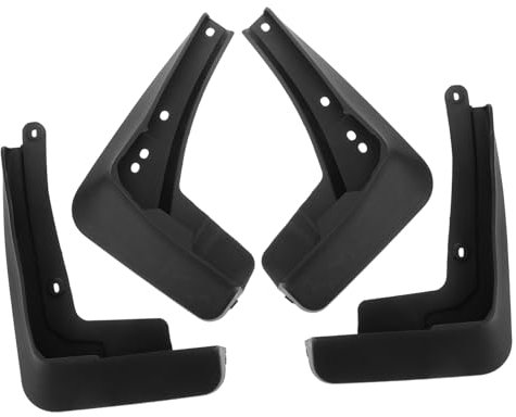 SOLUSTRE 4pezzi Mud Flaps Per Auto Parafanghi Protezione Da e Sedimenti Per Anteriore e Posteriore Facile Installazione Nero