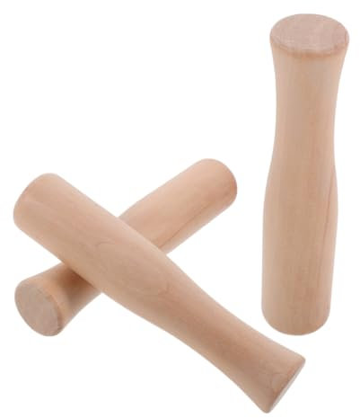OFFSCH Holz-Lebensmittelmühle 3-in-1 Muddler Fleischklopfer Stößel Stick für effizientes Kochen
