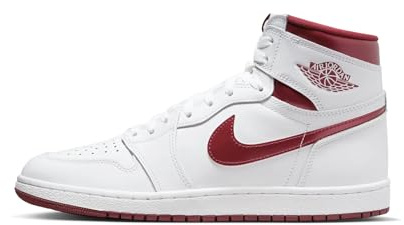NIKE Air Jordan 1 Retro Hi '85 sneakers för män sneakers, Vitt lag, röd, 47 EU