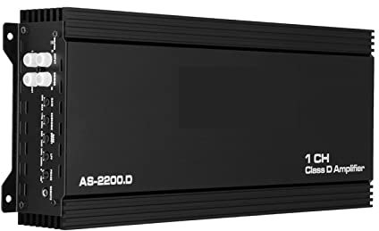 Amplificatore Auto, Amplificatori for subwoofer for auto da 1500 W Classe D HIFI Slim Sotto il sedile Altoparlanti for auto alimentati for bassi Subwoofer Processore audio di potenza
