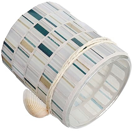 UKCOCO 1 Pièce Bougeoir Verre de Style Méditerranéen Décorations Élégantes pour Mariages Célébrations Coupelle Aromathérapie Accessoire de Décoration Intérieure Moderne