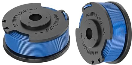 2Pcs Strimmer Spool Compatible with Ryobi, Universal Grass String Trimmer Replacement Spool Line Wire Parts Accessories, Compatible with Ryobi One+ AC14RL3A,Olt1832 Rac124 Replacement for Ryobi Tool