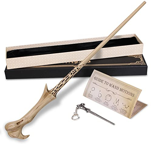 MagicRanger Magic Wizard Wand for Kids Witch Sorcerer Collection Cosplay Accessory with Gift Box, Bone