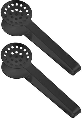 2 pinze per spremere bustine da tè in acciaio di alta qualità con clip per bevitori di tè, appassionati di tè, accessori da cucina, filtri per bustine di tè di alta qualità