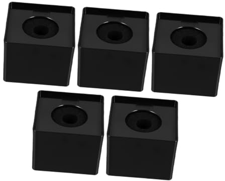 minkissy 5pcs Square Microphone Logo Flag Station Mic Cube Accessories for Broadcasting Hosting Interview Reporting