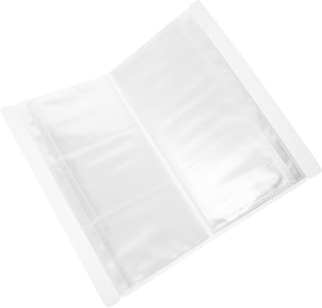 Uonlytech Album de Collection Transparent pour Cartes Postales et Billets Avion Classeur Léger et Robuste Protection Anti-éclat pour Fans et Collectionneurs