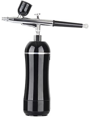 Kit compressore richiable wireless con doppia azione Airbrush Pistola a spruzzo for modello Art Model Body Paint Artist Makeup Nail Tattoos Soffiaggio comodo(BP160 PART 1)