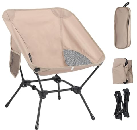 Silla Plegable para Camping Asiento de Senderismo Exterior