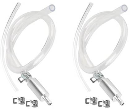 Trekords Manguera purga fluido juego tubos válvula hidráulica accesorios motos bomba cambio aceite frenos coche y motocicleta Palancas moto(2pcs)