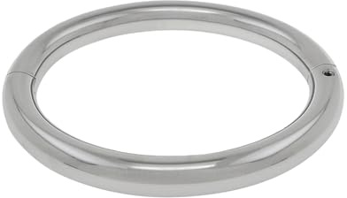 ACECHANNEL Armreif aus Edelstahl, Abschließbar mit Sechskantschlüssel, Silber, Unisex, Industrieller Stil, 316L