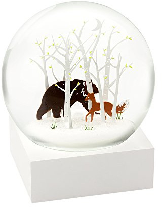 CoolSnowGlobes Fuchs und Bär Schneekugel