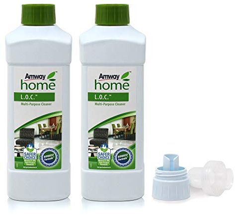 2 x Mehrzweckreiniger L.O.C.™ - Multi Purpose Cleaner - 2 x 1 Liter + 1 x Dosier- und Messkappe - Amway - (Art.-Nr.: 0001)