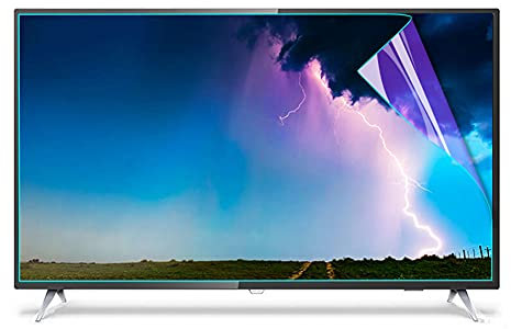 WSHA TV Screen Protector Film 32-40 inches Anti-Blue Light Anti-Reflection Anti-Glare Anti Scratch Filter PET Film for LCD/LED/OLED & QLED 4K HDTV,39inch
