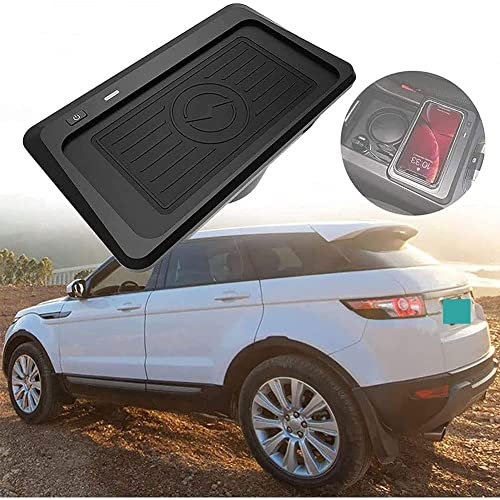 For Land Rover Discovery Sport 2015-2020 Car Wireless Charger Pad, Auto Wireless Chargers Plate Wireless Charging Tray Central Control Fast Charging Pad Induction For Any Qi Phone Non-Slip Accessories
