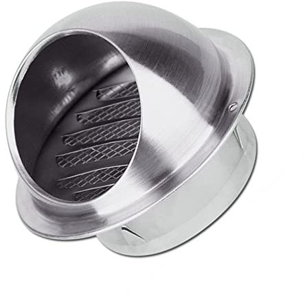 WORDFUN Griglia di Ventilazione A Sfera, Griglia Aerazione Rotonda Copertura, Presa di Ventilazione A Parete, Griglia Del'aria di Scarico, Griglia di Scarico in Metallo, per Scarico Indoor