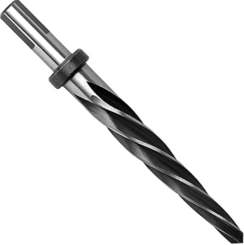 7/16 Reamer Bit for Steel Metal Wood,HSS 7/16 Tapered Reamer Drill Bit Bridge/Construction with 1/2 Shank Chuck Alloy to Align Existing Hole and Enlarge Hole