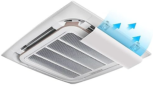 Deflector Aire Acondicionado Split Ajustable, Deflector Aire Acondicionado Techo Mejora la Circulación de Refrigeración y Calefacción (Size : 60cm(23.6in))