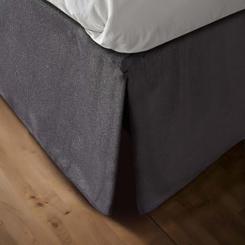10XDIEZ Cache-sommier (Noir - Lit 160cm)