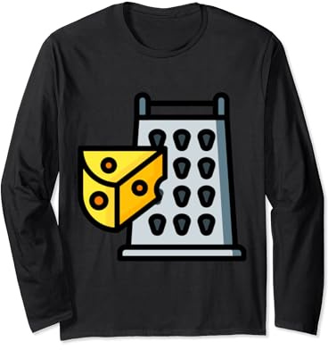 Fun Cheese Lover Cheese Grater Long Sleeve T-Shirt