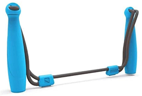 Seilspringen Sprungseil Verstellbares Springseil Für Indoor-Sport-Fitnessgeräte Jump Rope (Color : Blue, Size : 210cm)