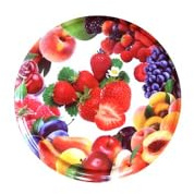 10 X JAM JAR CAP LIDS TWIST OFF - 66mm. IDEAL FOR ANY TYPE OF PRESERVES,HONEY,JAM,MARMALADE,CHYTNEYS,THE LIDS ARE ACID PROOF. (Fruits)