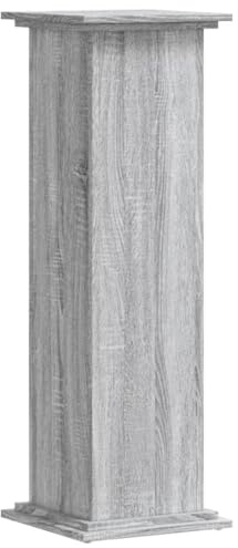 vidaXL Pflanzenständer Grau Sonoma 33x33x100 cm Holzwerkstoff