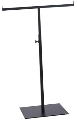 LOVIVER Espositore a forma di T Espositore per borse Altezza regolabile per collane lunghe Espositore per gioielli sospeso Torre per gioielli per la casa,