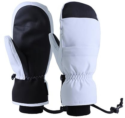 Ski-Fäustlinge für Damen und Herren, Winter-Schnee-Handschuhe, Touchscreens, Winterhandschuhe, warm für kaltes Wetter, Snowboard