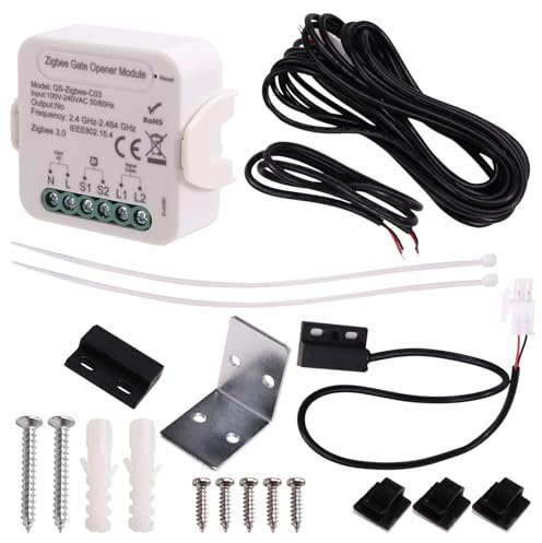 Qerwsdty Tuya Smart Gate Door Opener Module ZIGBEE Gate Door Controller Module Garage Door Switch