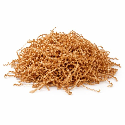 Sodacha Supply - 2 LB - Kraft - Crinkle Paper Filler for Gift Wrapping, Basket Filling, Birthdays, Weddings, Anniversaries