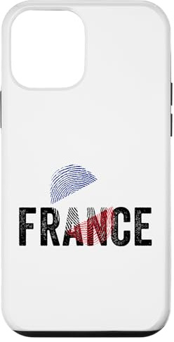 Proud France Identity Flag Fingerprint Heritage Gift Travel Case for iPhone 12 mini