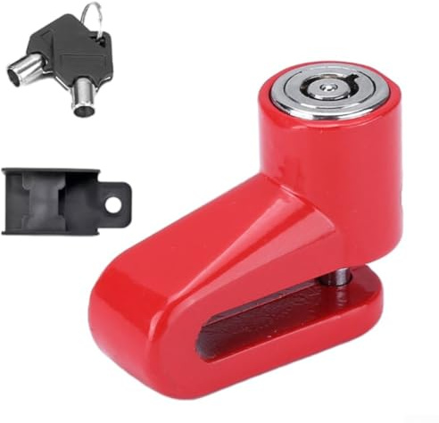 Verrou antivol fiable pour VTT - Frein à disque robuste avec entrée à clé (B)