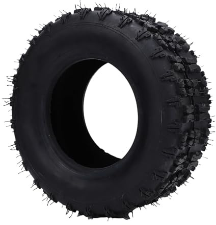 Jenngaoo Reifen 13x5.00-6 13/5.00-6 6 Zoll Schlauchlos Gummireifen, Antirutsch Explosionssicher Profil Grip Langlebig Vielseitig für Schneefräse Go Kart Rasentraktor Gartenmäher BO