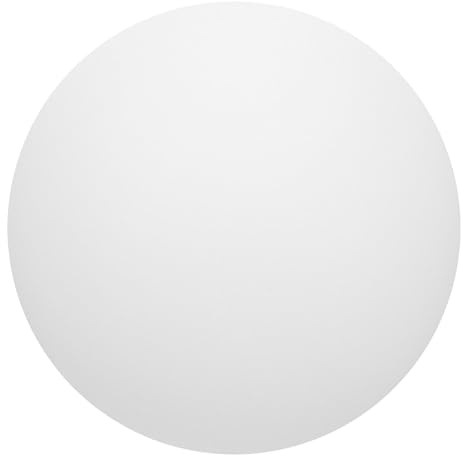 MAJORMENCH Pantalla de Lámpara de Globo Redondo de Vidrio 20 Cm Diámetro Cubierta para Techo con Fácil Limpieza en Ambientes de Dormitorios