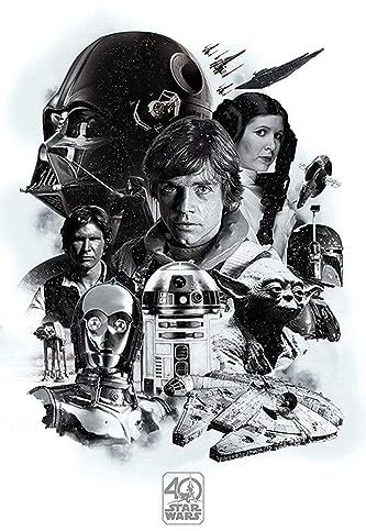 Star Wars 40th Anniversary (Montage) - Maxi Poster, 61cm x 91,5 cm