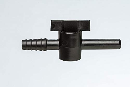Kunststoff-Schlauchverbinder Ø 8,5-11,5 mm - Kunststoffhahn, Auslaufhahn, Absperrhahn, Hahn, Aquariumventil