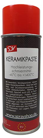 SDV Chemie Keramikpaste 6X 400ml Anti Seize Keramik Spray Montagepaste bis 1400°C KFZ PKW