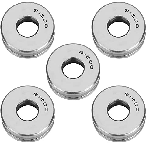 5 Stück 51200 Kugellager, flache Axialkugellager, einspaltiges Lager, präzises praktisches Industrie-Hardware-Zubehör, Innendurchmesser 10 mm Außendurchmesser 26 mm