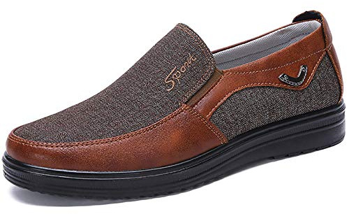 COSIDRAM Mens Loafer Casual Shoes Comfort Lightweight Driving Walking Shoes | Flexible slip-on construction, breathable upper fabric, ideal for daily walking, shopping and casual outdoor activities