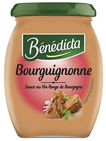 BENEDICTA - Salsa Bourguignonne 270 g – 3 pezzi