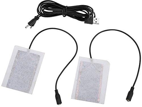 Kohlefaser USB Heizmatte, 5V 5A 7W Heat Wraps Electric Heating Pad Stoffheizung Wärmekissen Heizplatte Sitzauflage Handwärmer Wärmegürtel Electric Fever Heizmatte Heizkissen Set